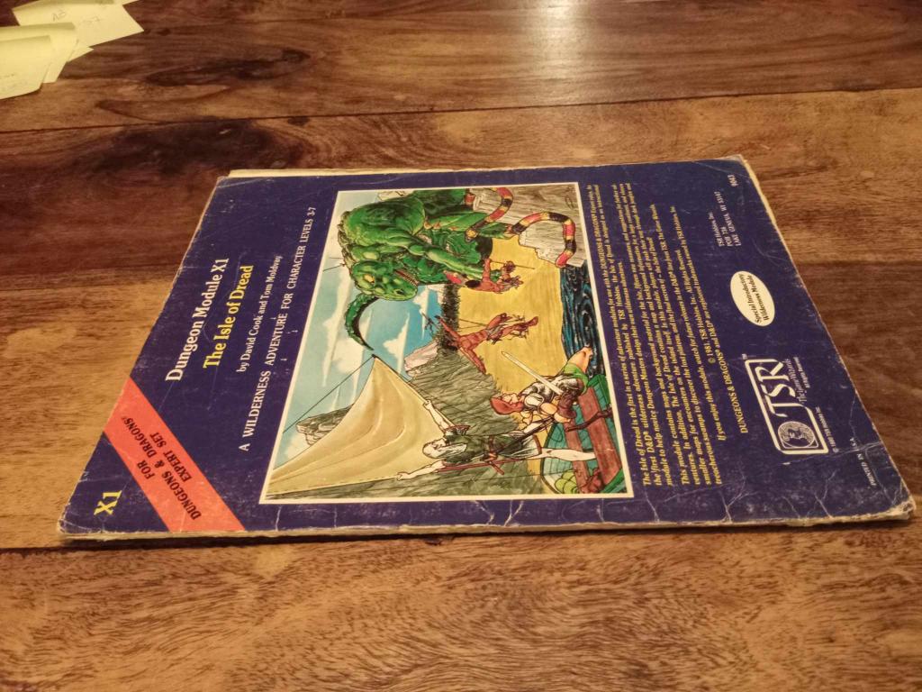 Dungeons & Dragons Dungeon Module X1 The Isle of Dread D&D 9043 #1 TSR 1981