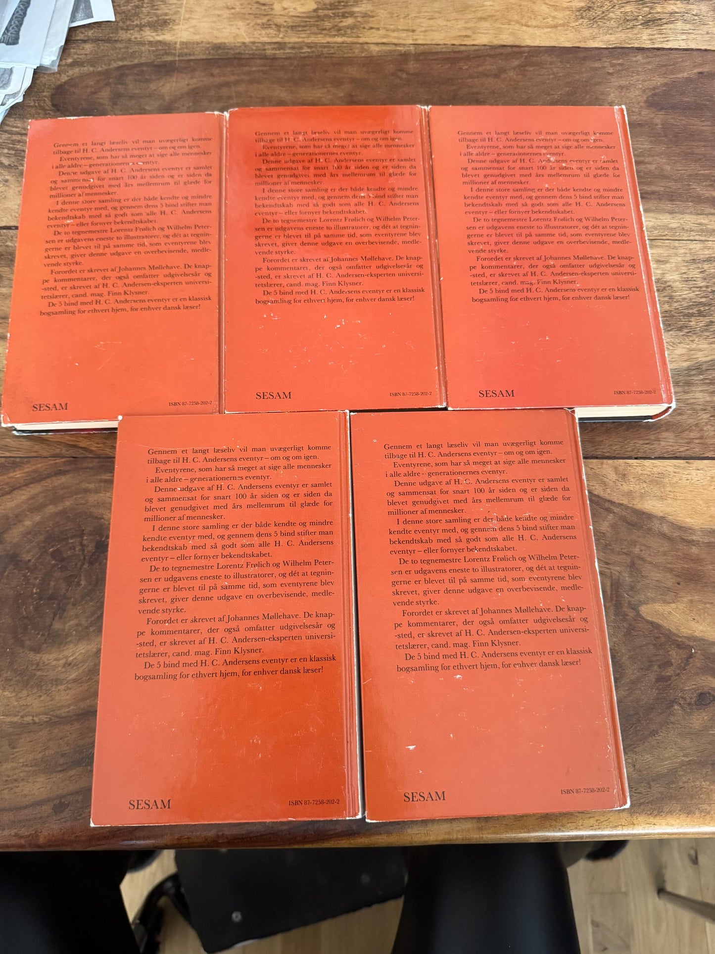 H.C. Andersen's Eventyr Bind 1 - 5