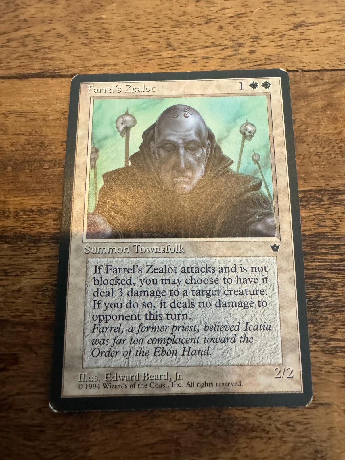 Magic The Gathering Farrel's Zealot Fallen Empires