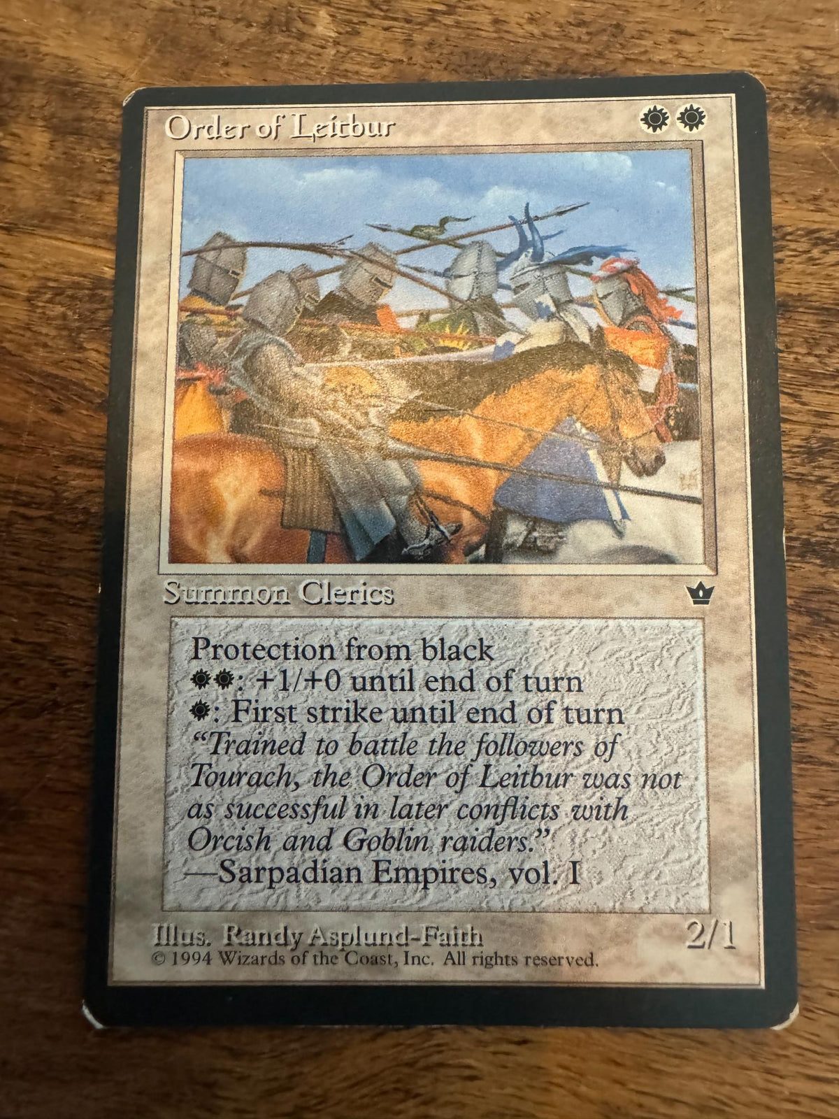 Magic The Gathering Order of Leitbur Fallen Empires