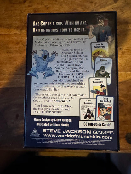 Munchkin Axe Cop Steve Jackson Games 2011