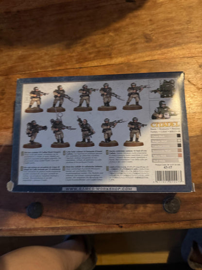 Warhammer 40k Astra Militarum Cadian Shock Troops Box Set Games Workshop