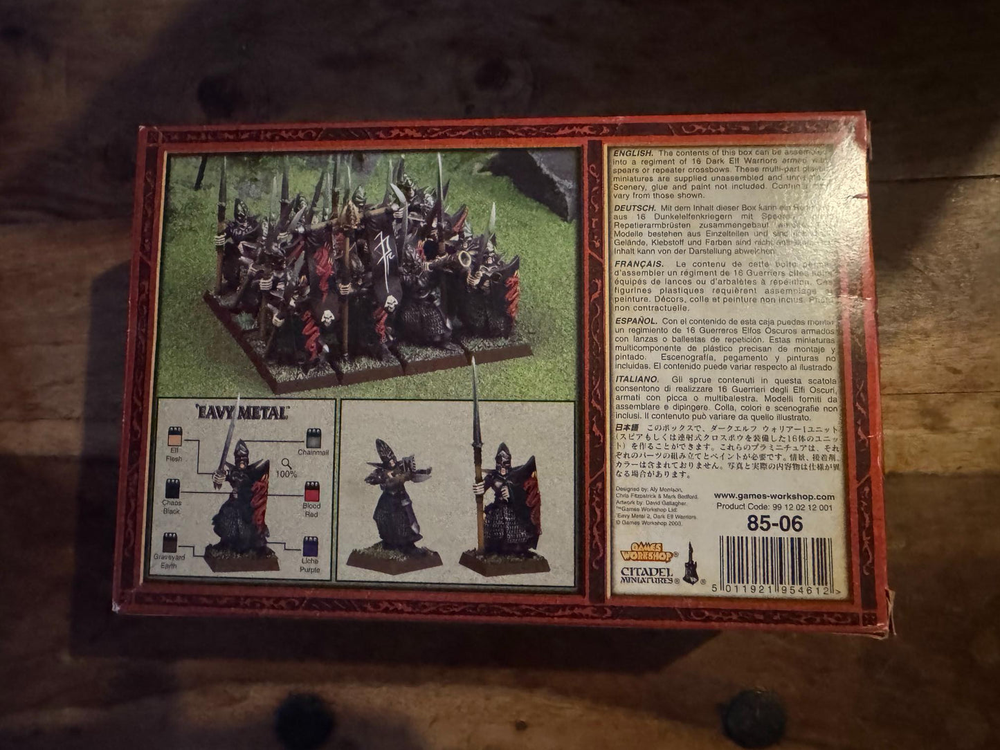 Warhammer Dark Elf Warriors Regiment Box Set Games Workshop