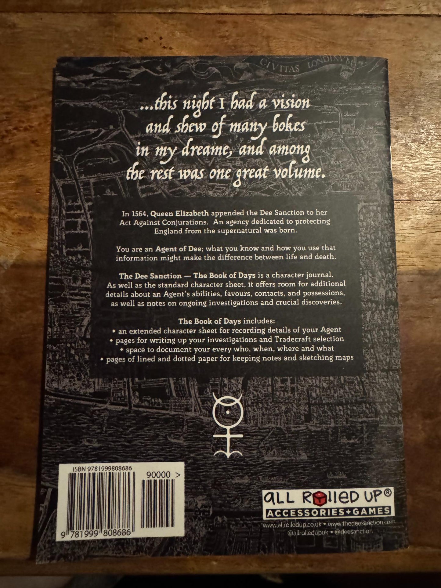 The Dee Sanction The Book of Days All Rolled Up 2021