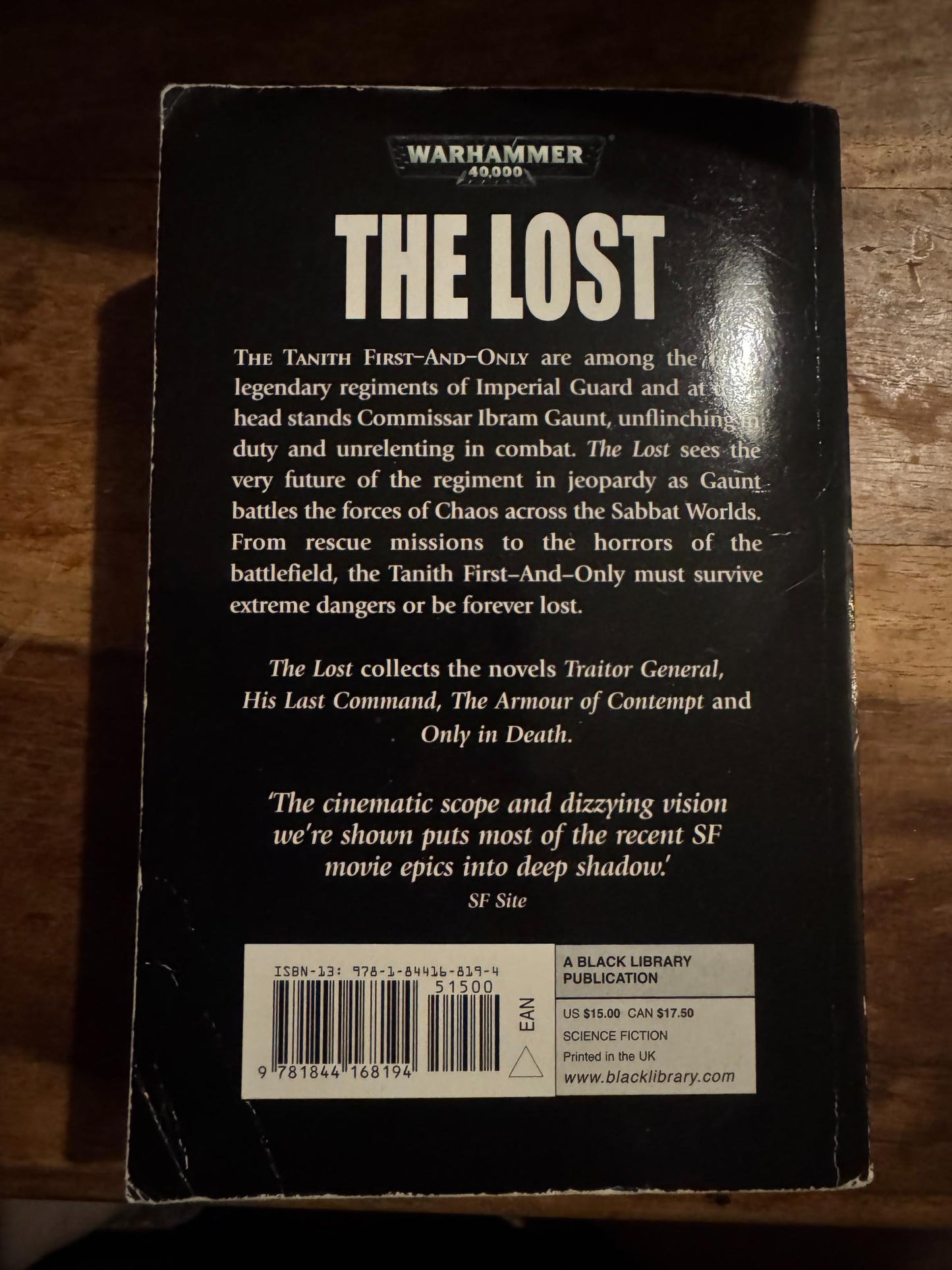 Warhammer 40,000 The Lost Gaunt's Ghosts Omnibus Black Library 2010