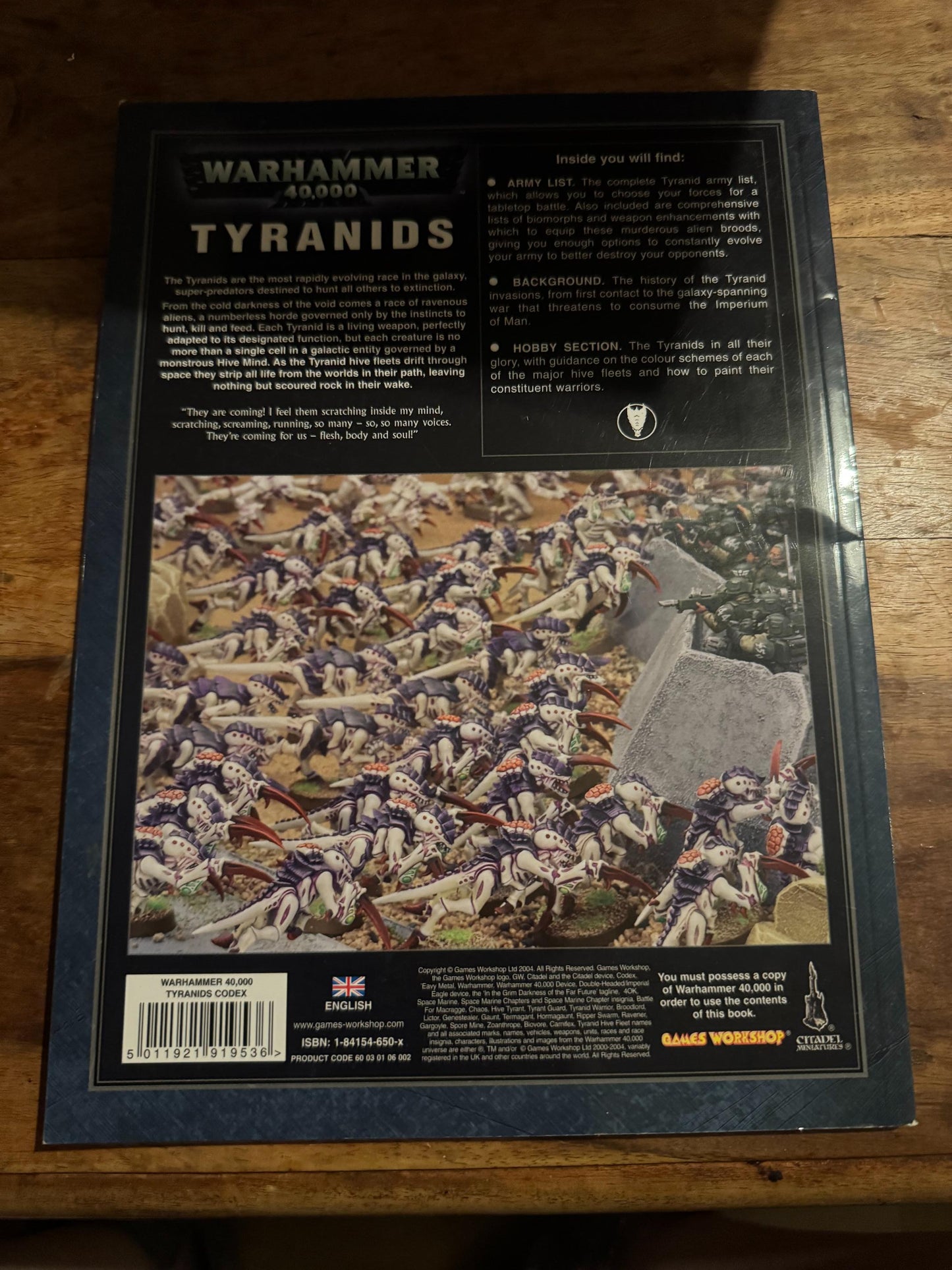 WARHAMMER 40K TYRANIDS CODEX Games Workshop