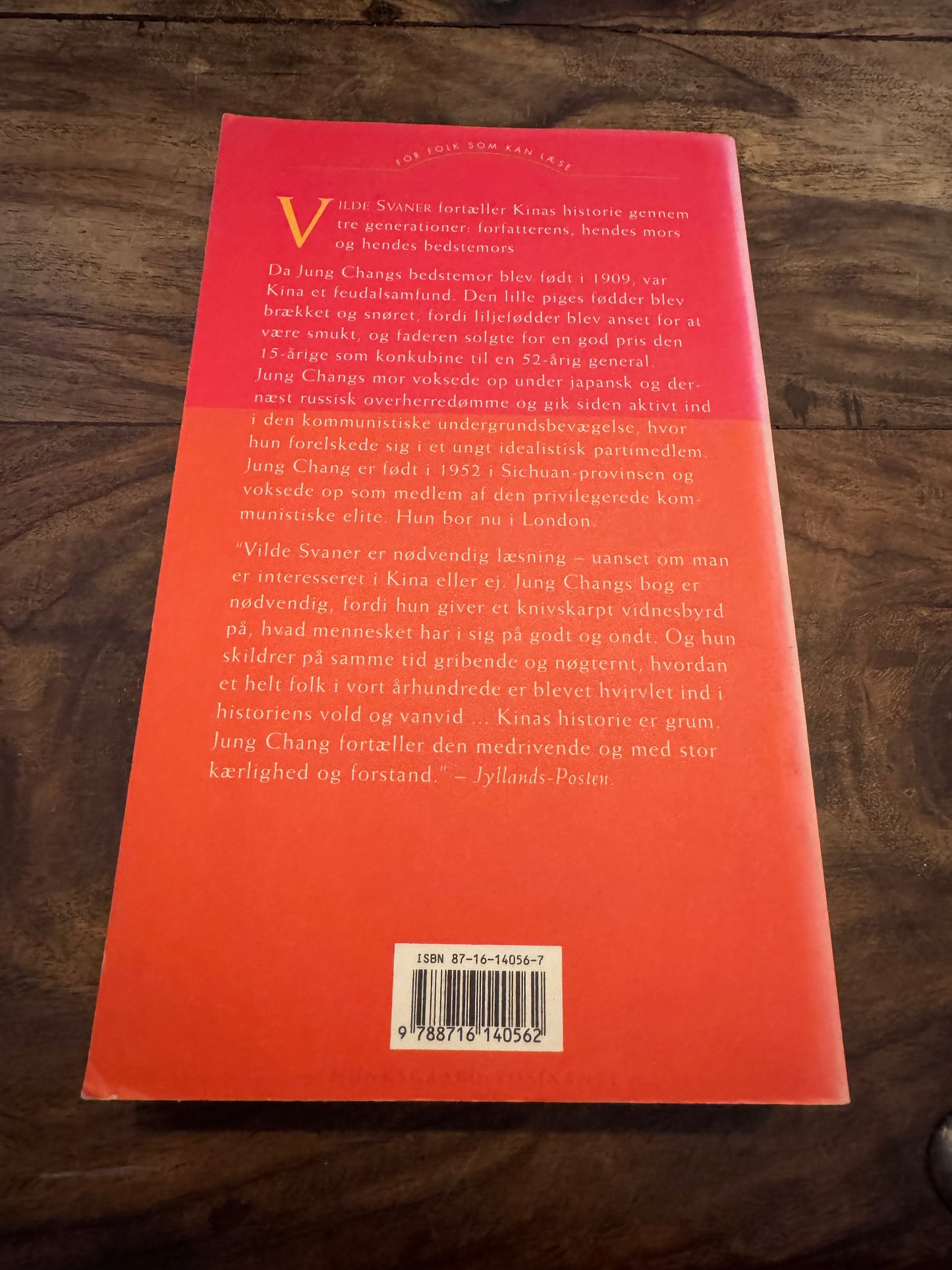 Vilde svaner Jung Chang