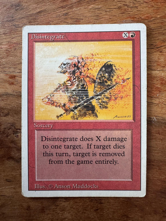 Magic The Gathering Disintegrate 3rd