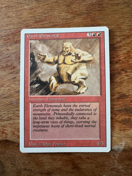 Magic The Gathering Earth Elemental 3rd