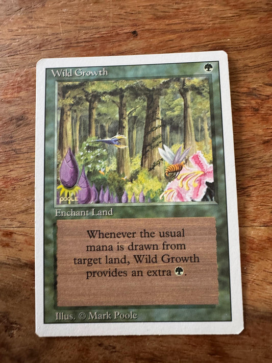 Magic The Gathering Wild Growth 3rd