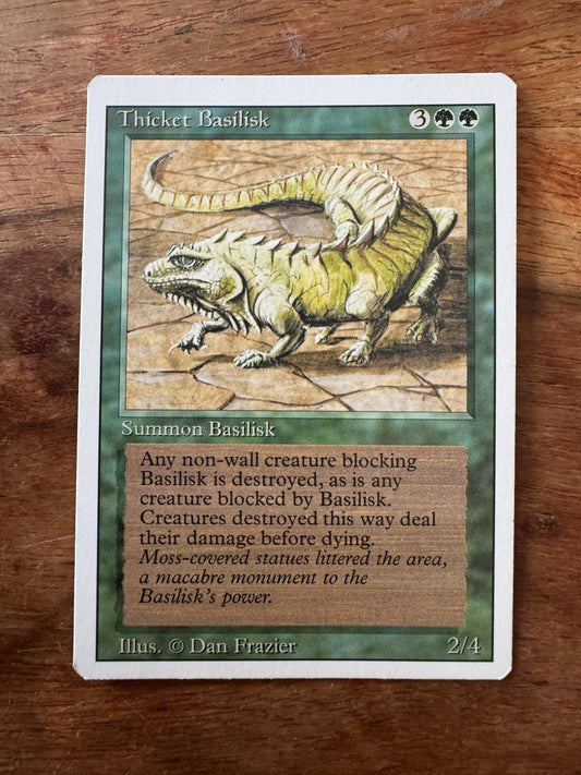 Magic The Gathering Thicket Basilisk 3rd