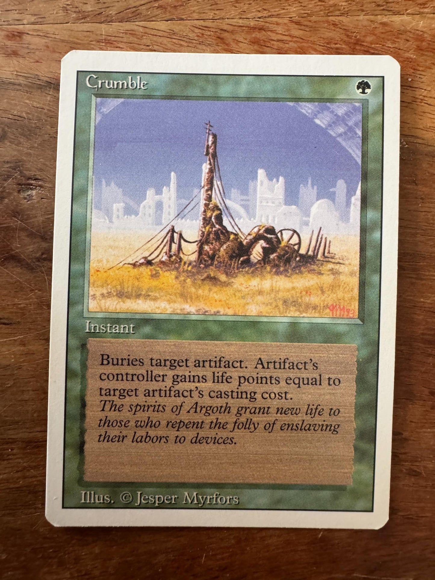 Magic The Gathering Crumble 3rd