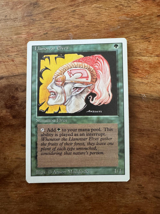 Magic The Gathering Llanowar Elves 3rd