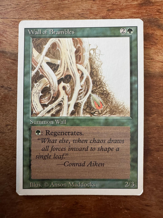 Magic The Gathering Wall of Brambles 3rd