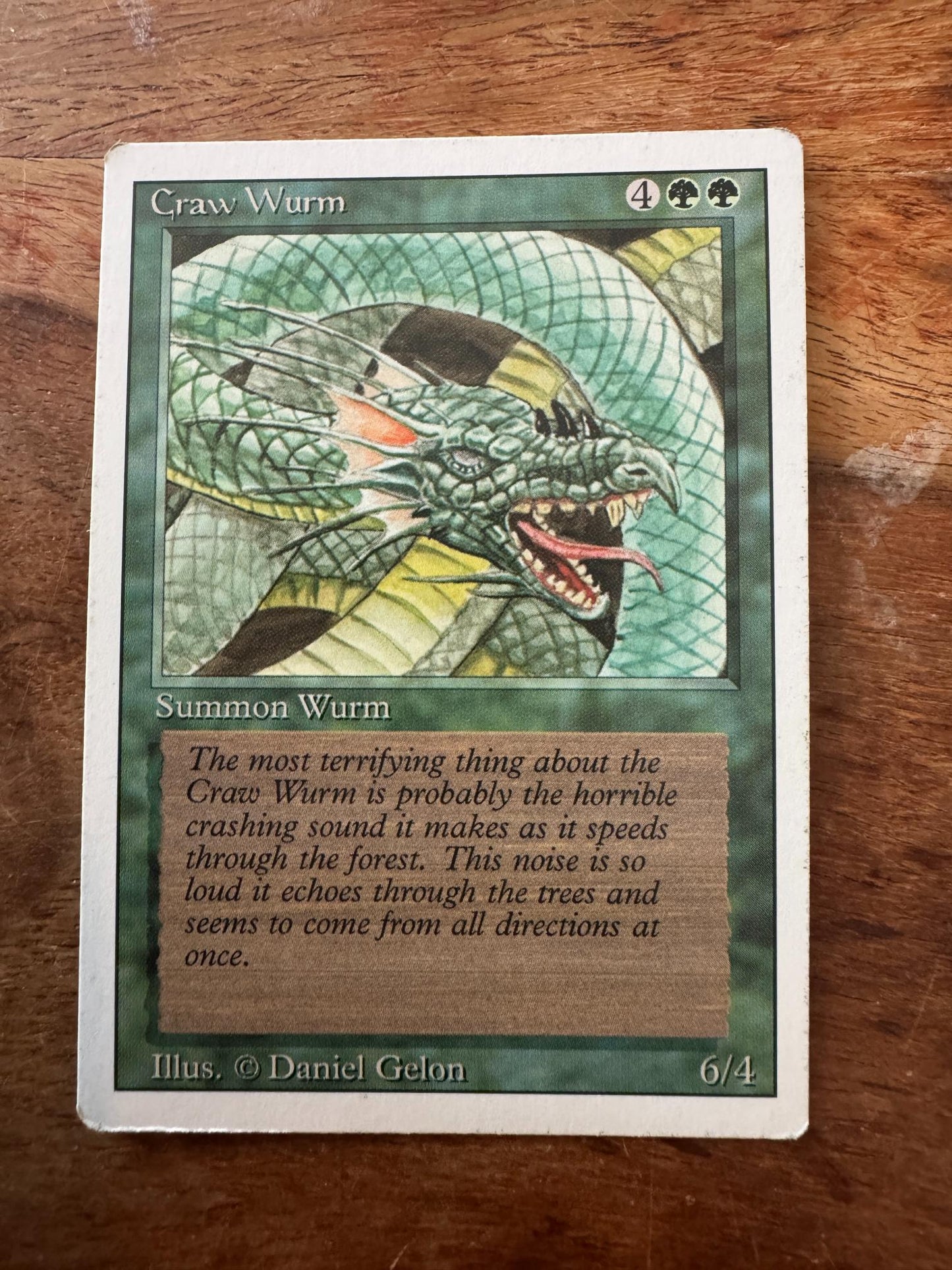 Magic The Gathering Craw Wurm 3rd