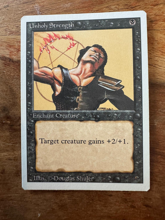 Magic The Gathering Unholy Strength 3rd