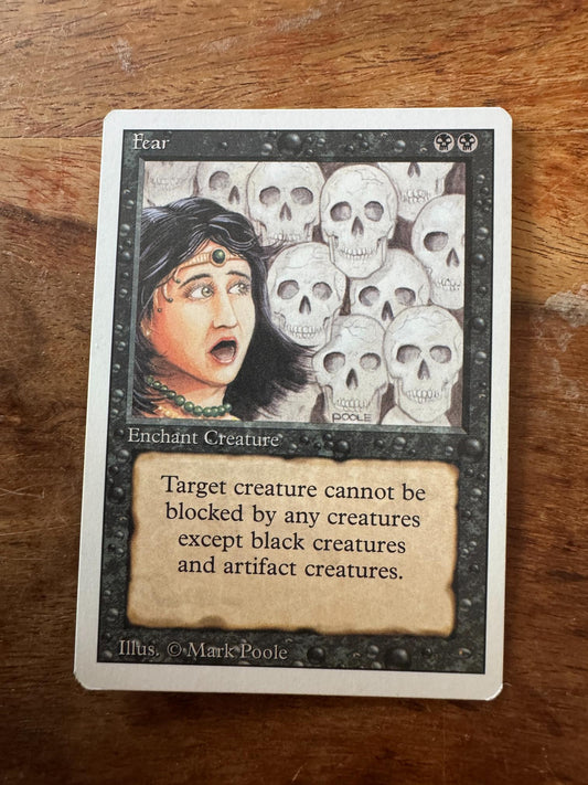 Magic The Gathering Fear 3rd