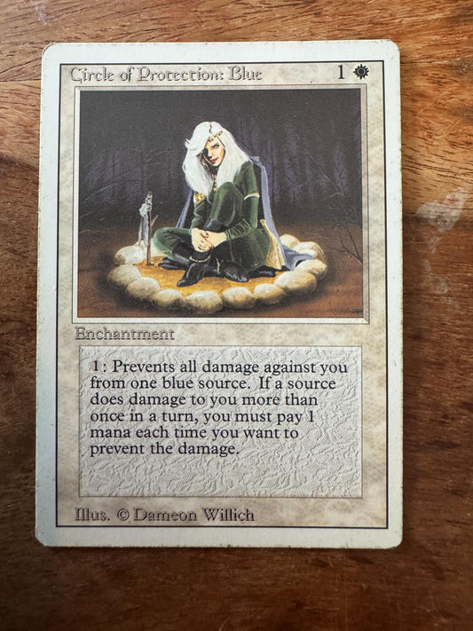 Magic The Gathering Circle of Protection: Blue 3rd