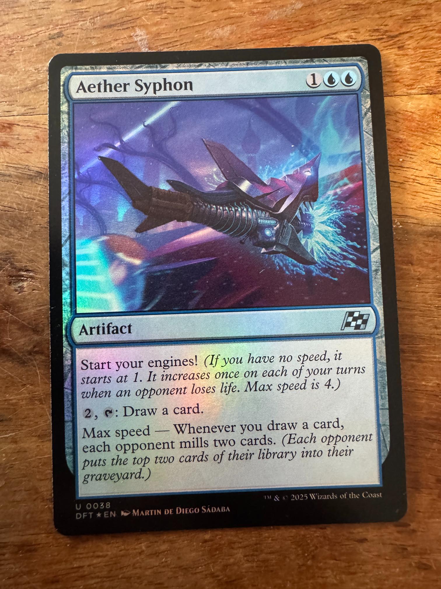 Magic The Gathering Aether Syphon 0038 Aetherdrift - AllRoleplaying.com