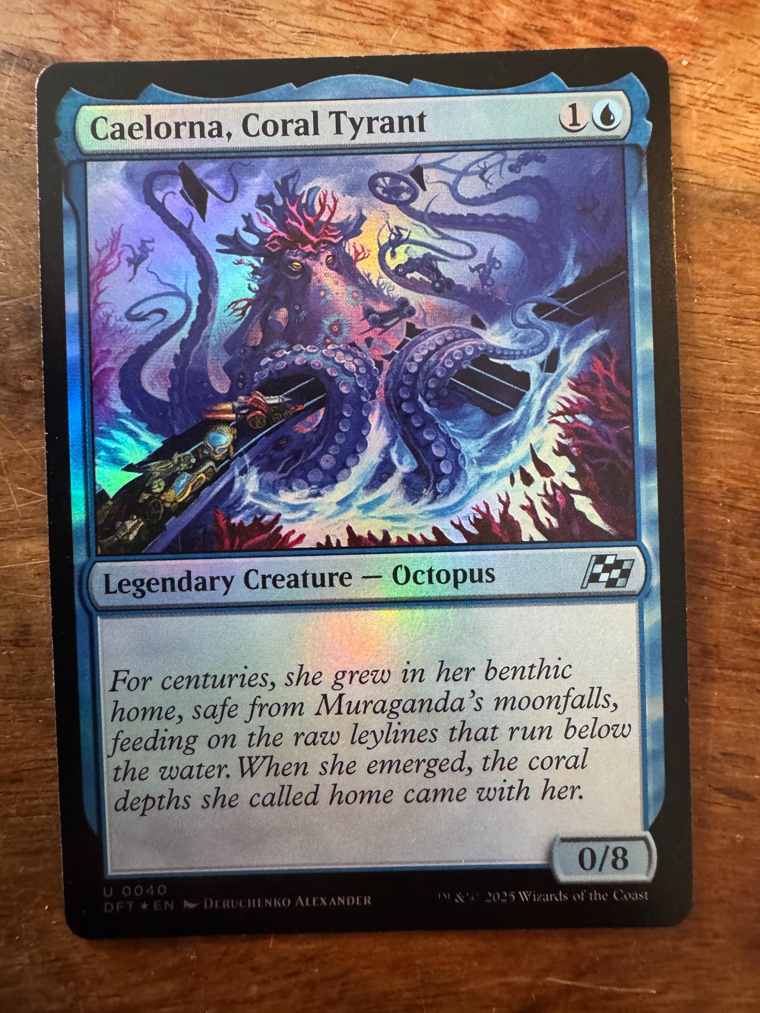 Magic The Gathering Caelorna, Coral Tyrant 0040 Aetherdrift - AllRoleplaying.com
