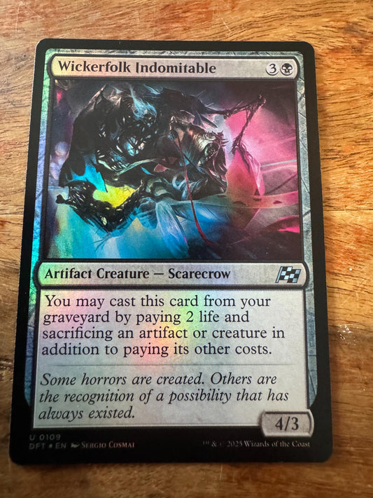 Magic The Gathering Wickerfolk Indomitable 0109 Aetherdrift - AllRoleplaying.com