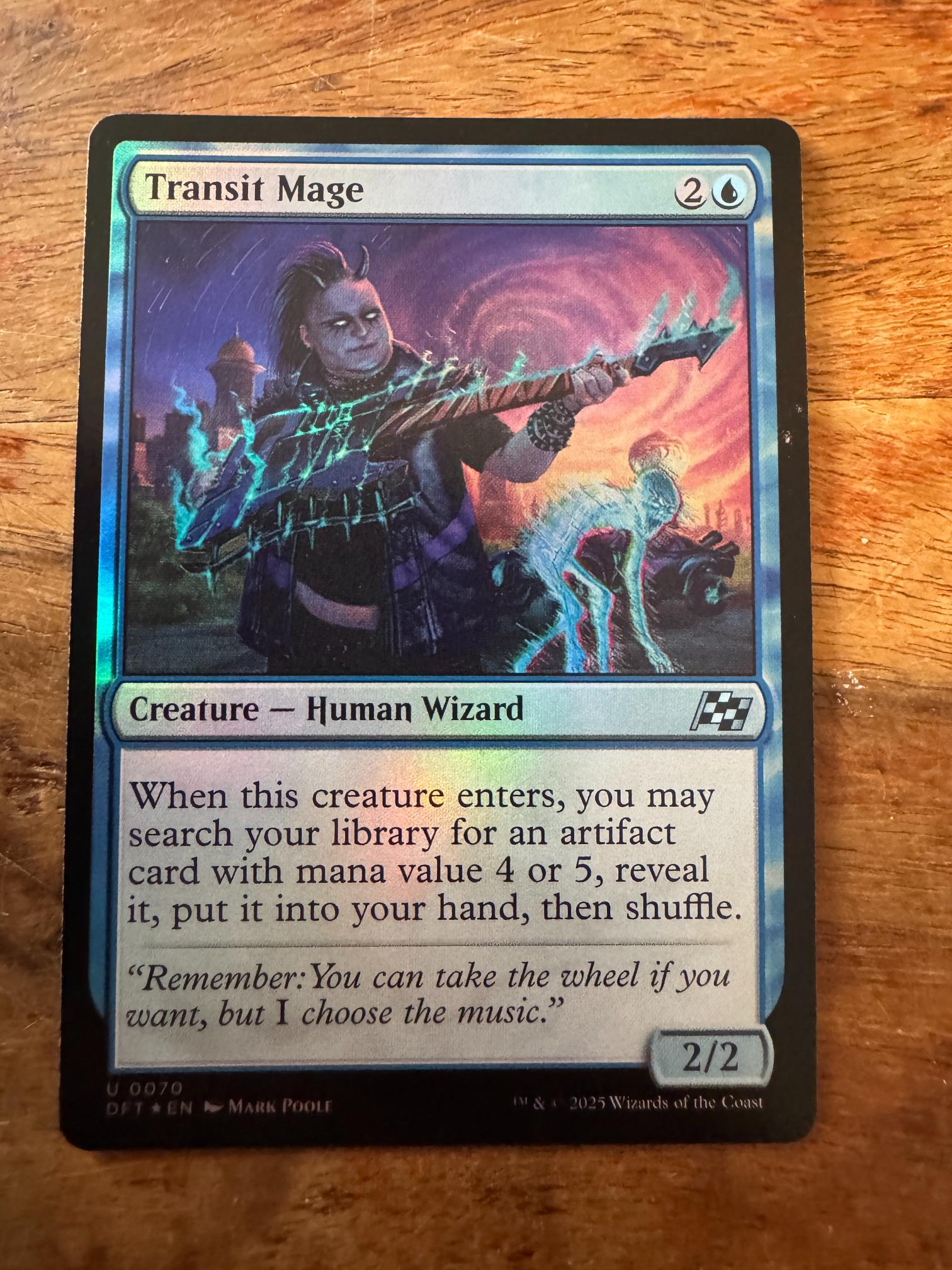 Magic The Gathering Transit Mage 0070 Aetherdrift - AllRoleplaying.com