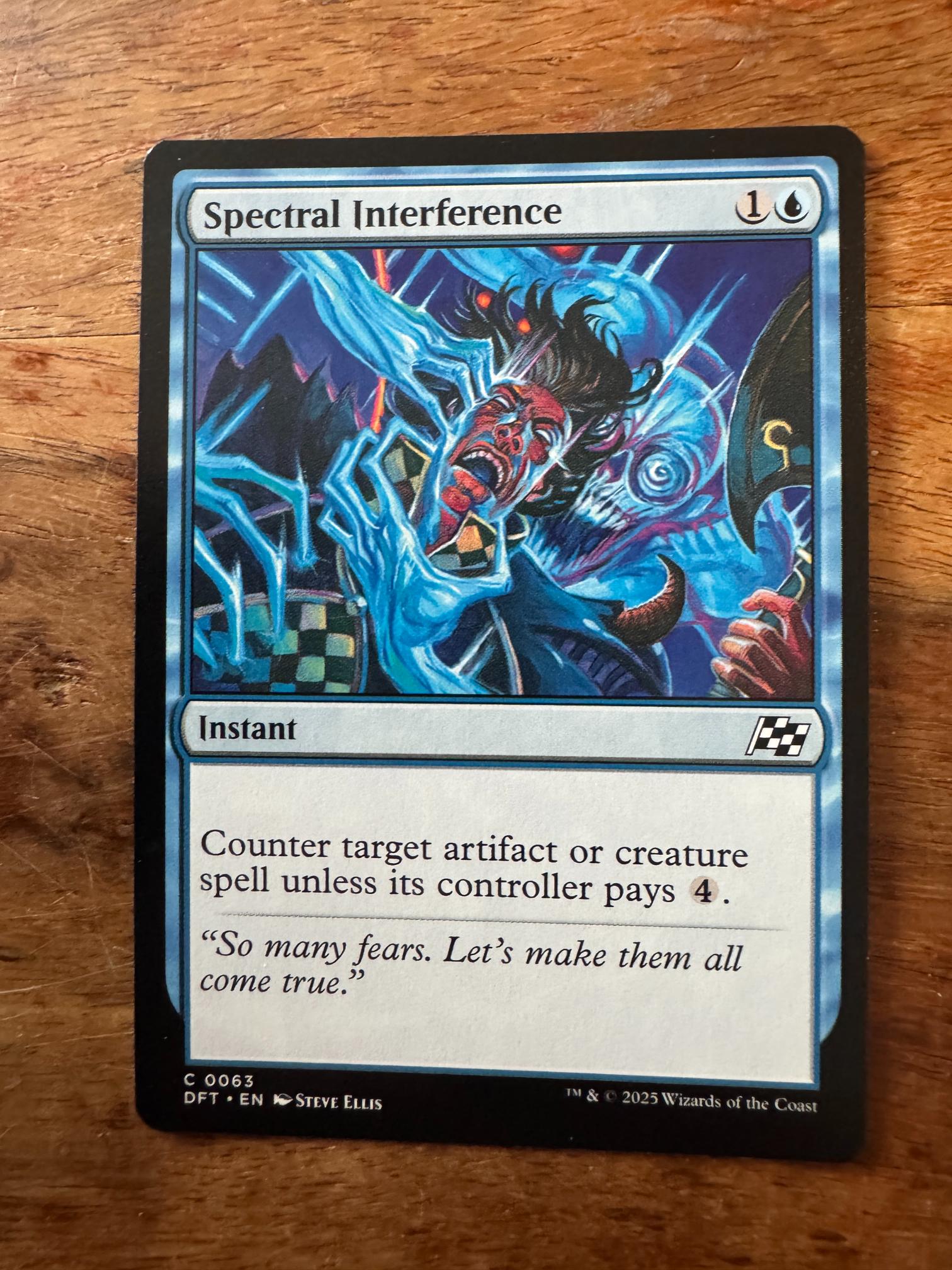 Magic The Gathering Spectral Interference 0063 Aetherdrift - AllRoleplaying.com