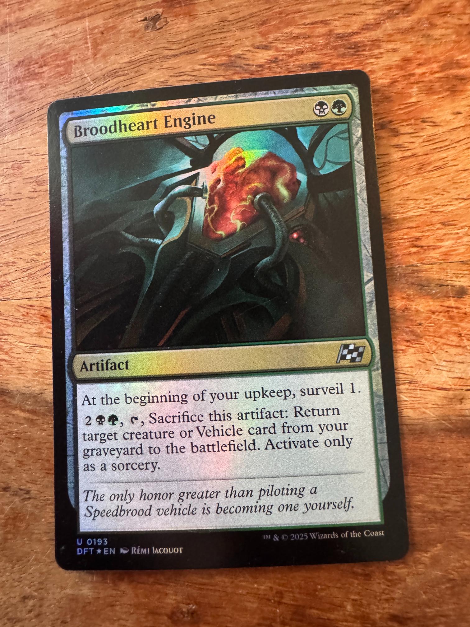 Magic The Gathering Broodheart Engine 0193 Aetherdrift - AllRoleplaying.com