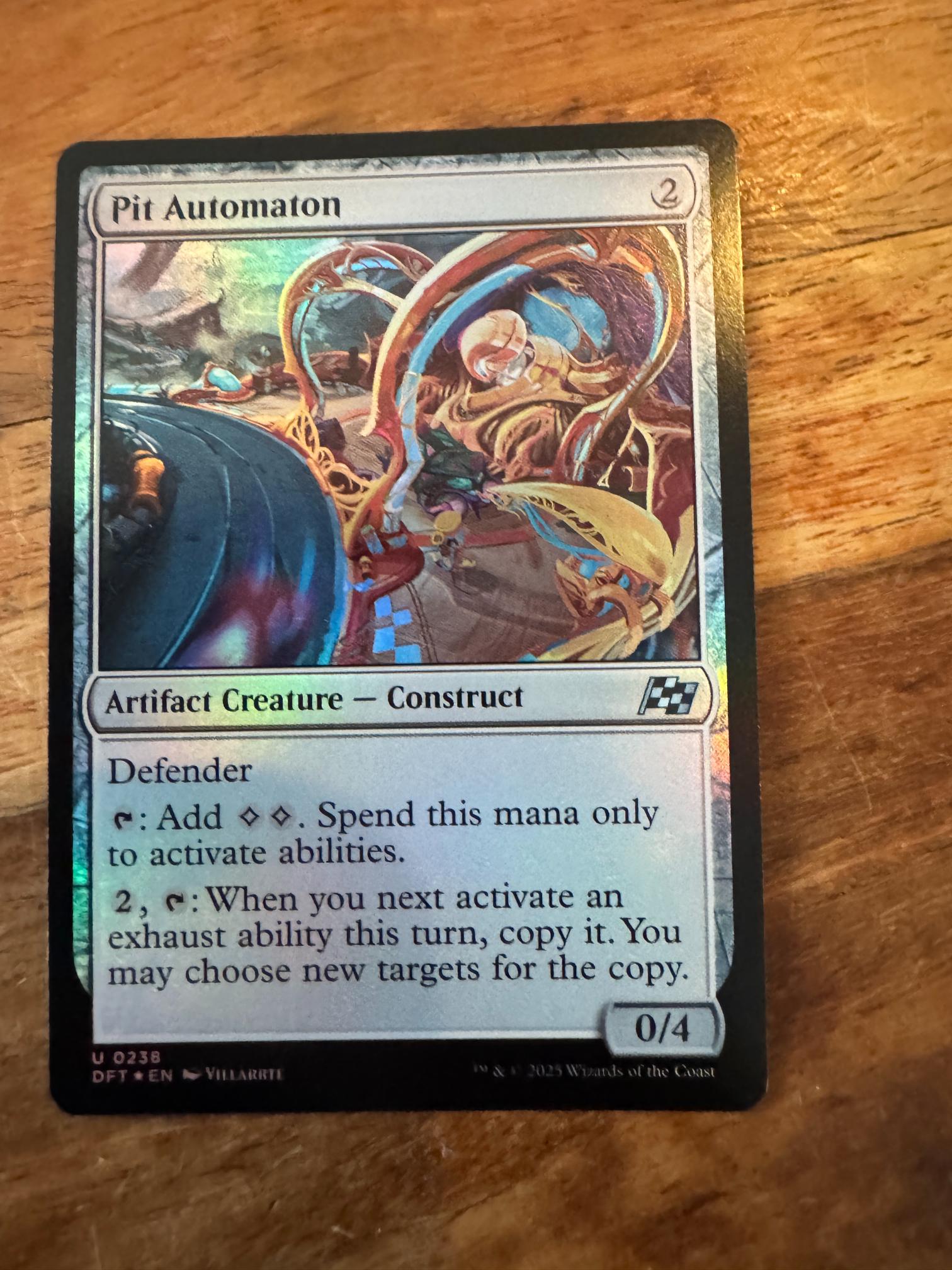 Magic The Gathering Pit Automaton 0238 Aetherdrift - AllRoleplaying.com