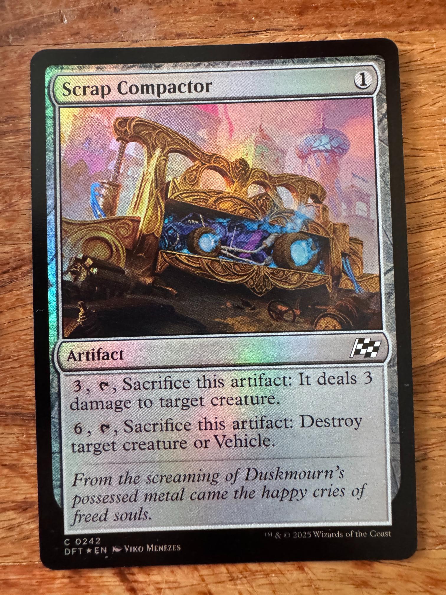 Magic The Gathering Scrap Compactor 0242 Aetherdrift - AllRoleplaying.com