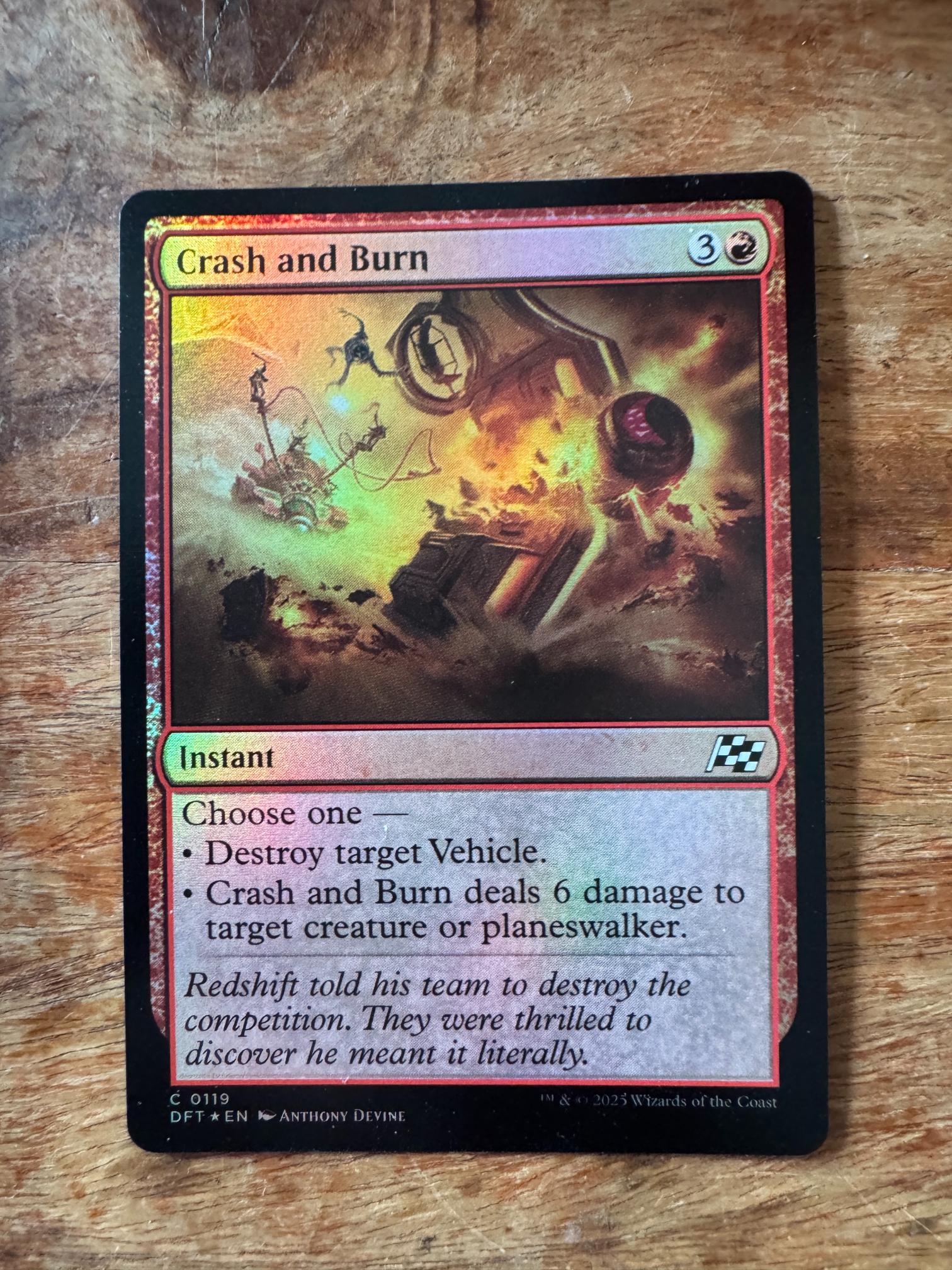 Magic The Gathering Crash and Burn 0119 Aetherdrift - AllRoleplaying.com
