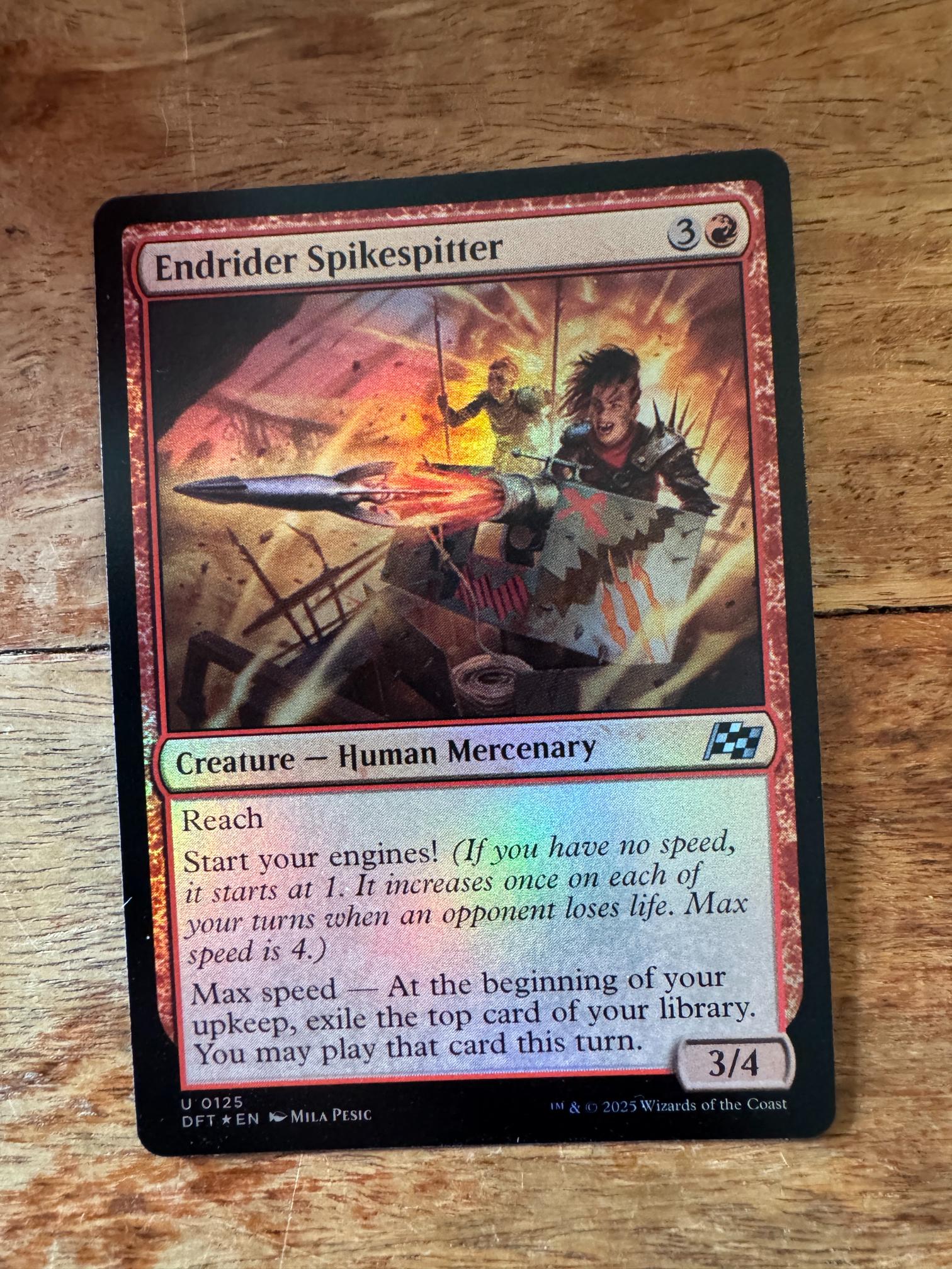 Magic The Gathering Endrider Spikespitter 0125 Aetherdrift - AllRoleplaying.com
