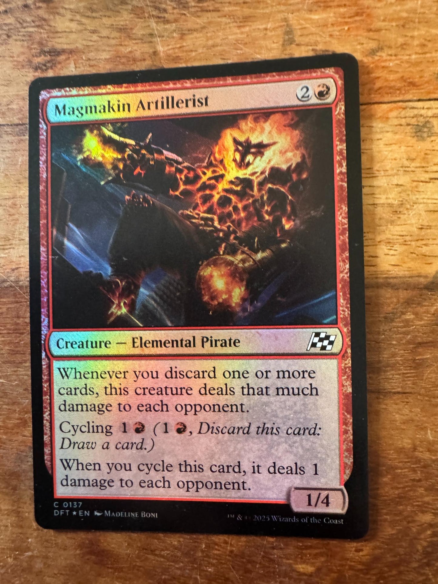 Magic The Gathering Magmakin Artillerist 0137 Aetherdrift - AllRoleplaying.com
