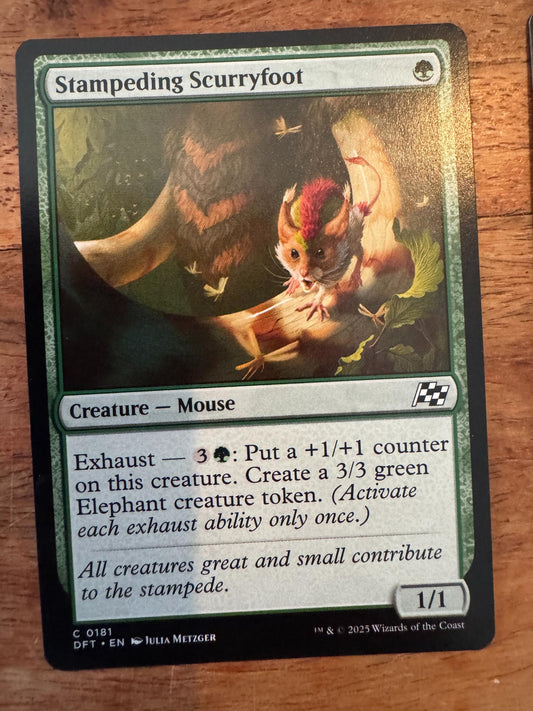 Magic The Gathering Stampeding Scurryfoot 0181 Aetherdrift - AllRoleplaying.com