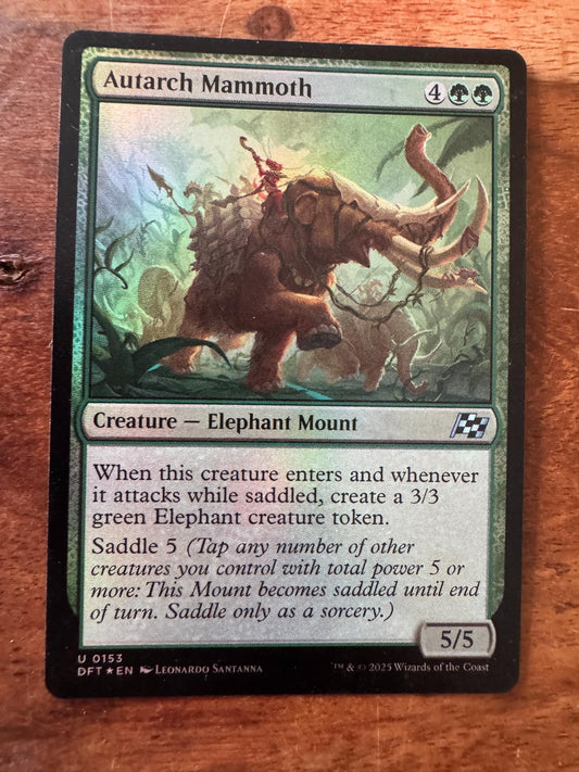 Magic The Gathering Autarch Mammoth 0153 Aetherdrift - AllRoleplaying.com