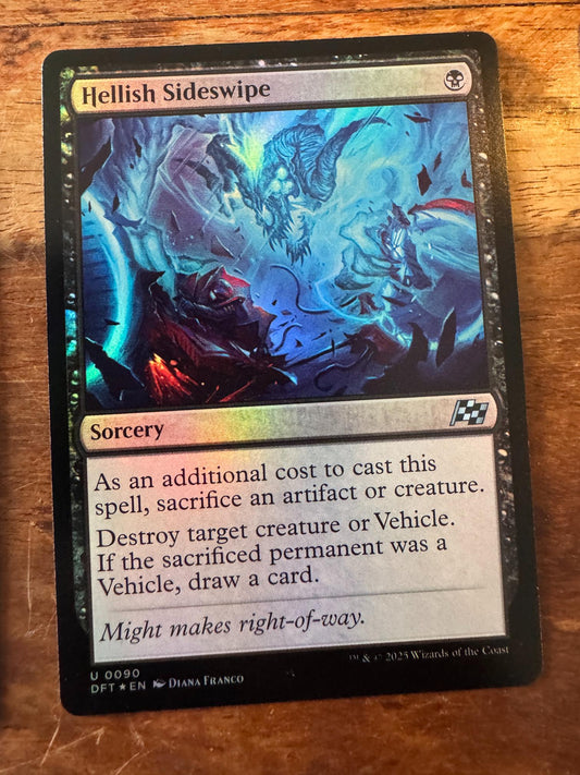 Magic The Gathering Hellish Sideswipe 0090 Aetherdrift - AllRoleplaying.com