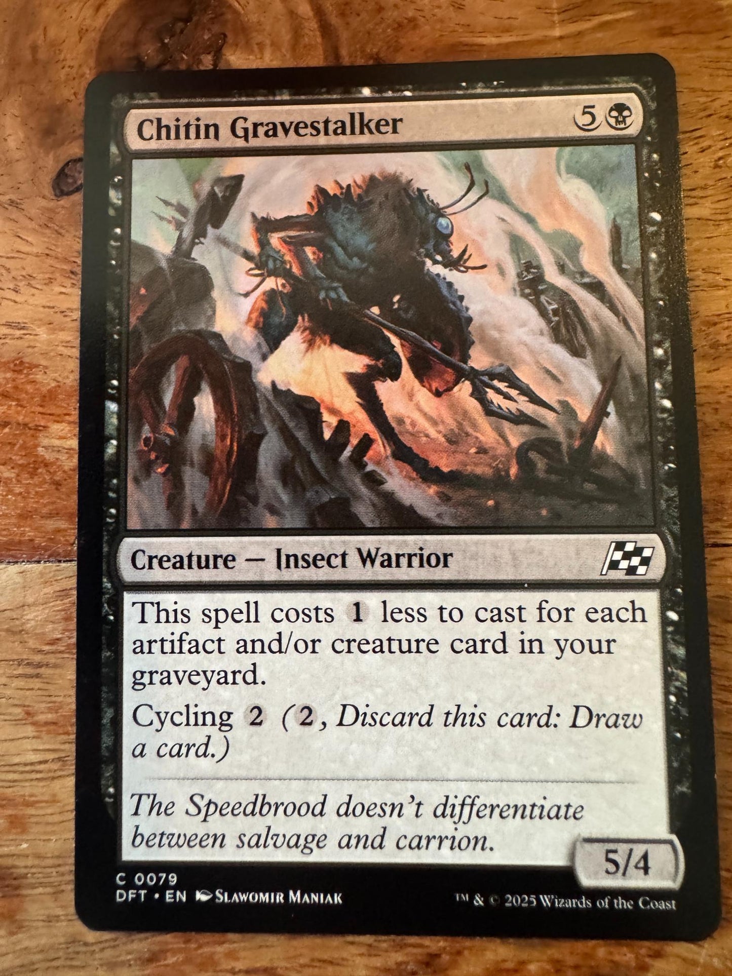 Magic The Gathering Chitin Gravestalker 0079 Aetherdrift - AllRoleplaying.com