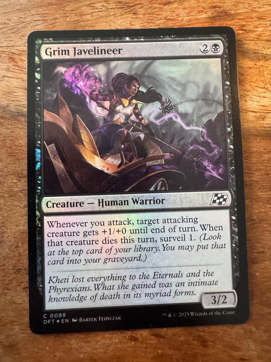 Magic The Gathering Grim Javelineer 0089 Aetherdrift - AllRoleplaying.com