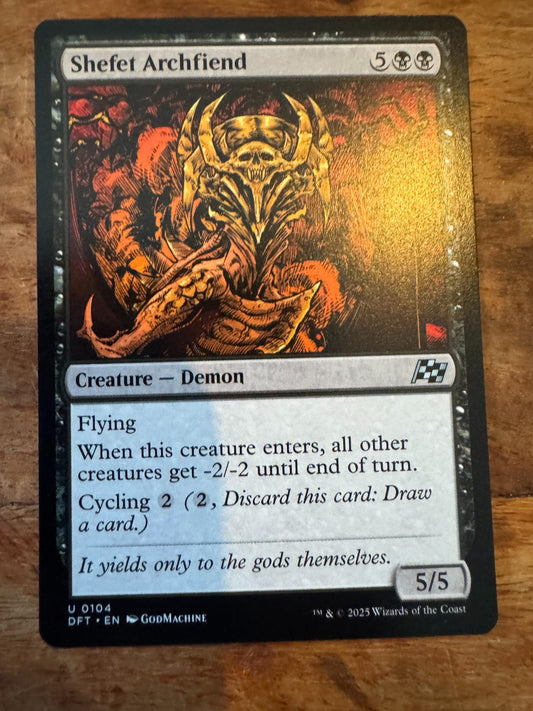 Magic The Gathering Shefet Archfiend 0104 Aetherdrift