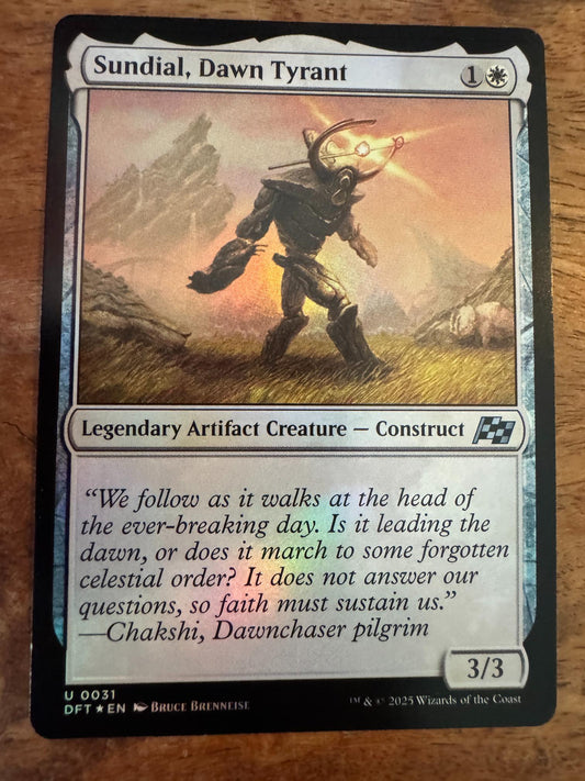 Magic The Gathering Sundial, Dawn Tyrant 0031 Aetherdrift