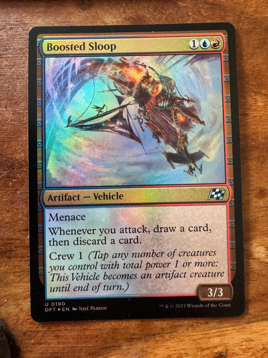 Magic The Gathering Boosted Sloop 0190 Aetherdrift