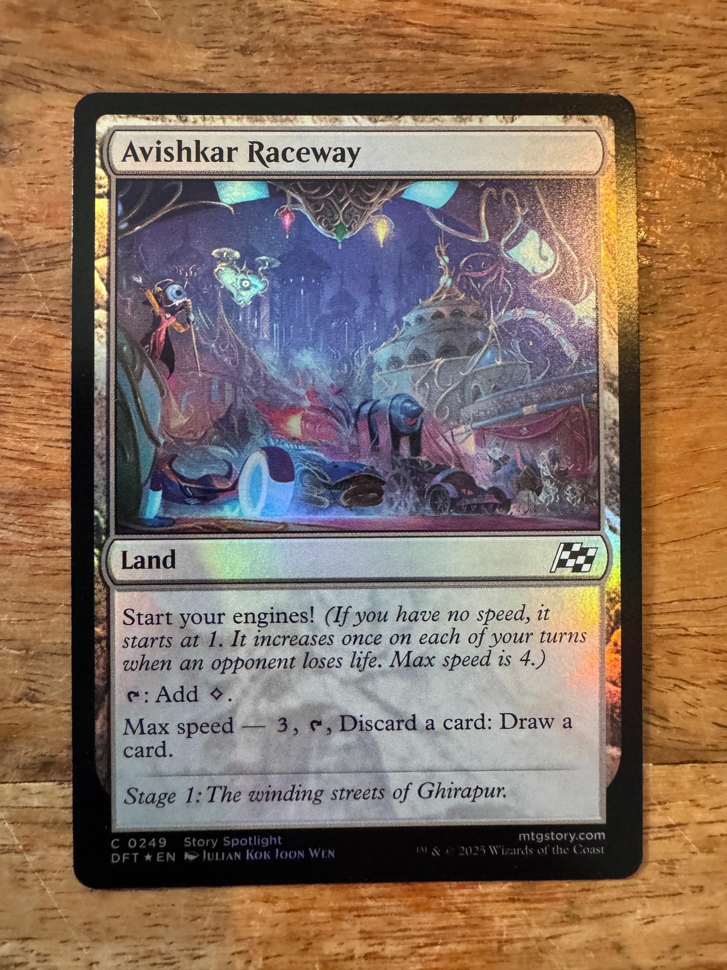 Magic The Gathering Avishkar Raceway 0249 Aetherdrift