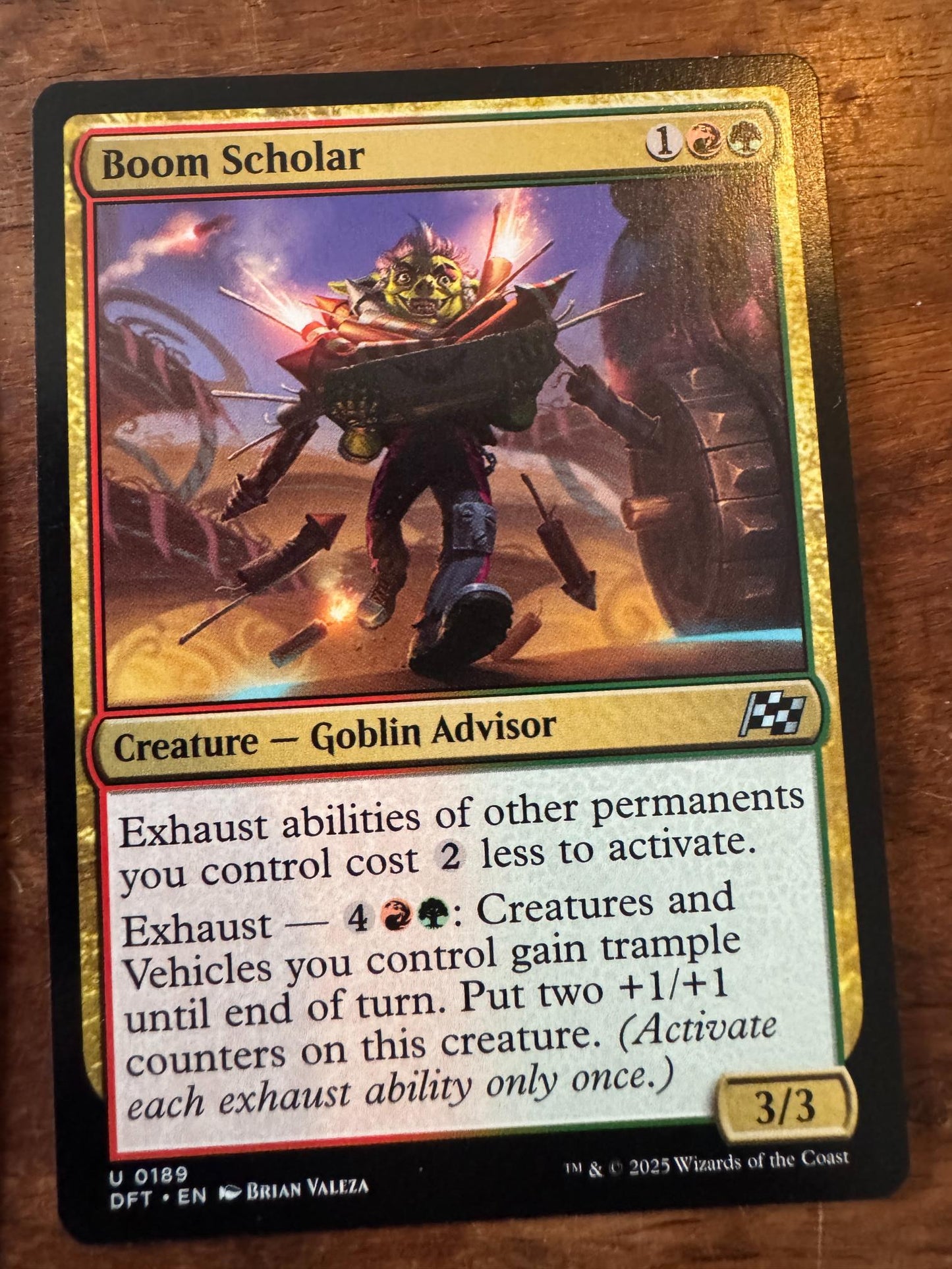 Magic The Gathering Boom Scholar 0189 Aetherdrift - AllRoleplaying.com