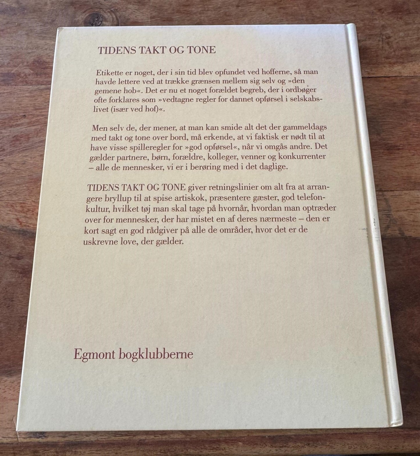 Tidens Takt og Tone Inge Wolff