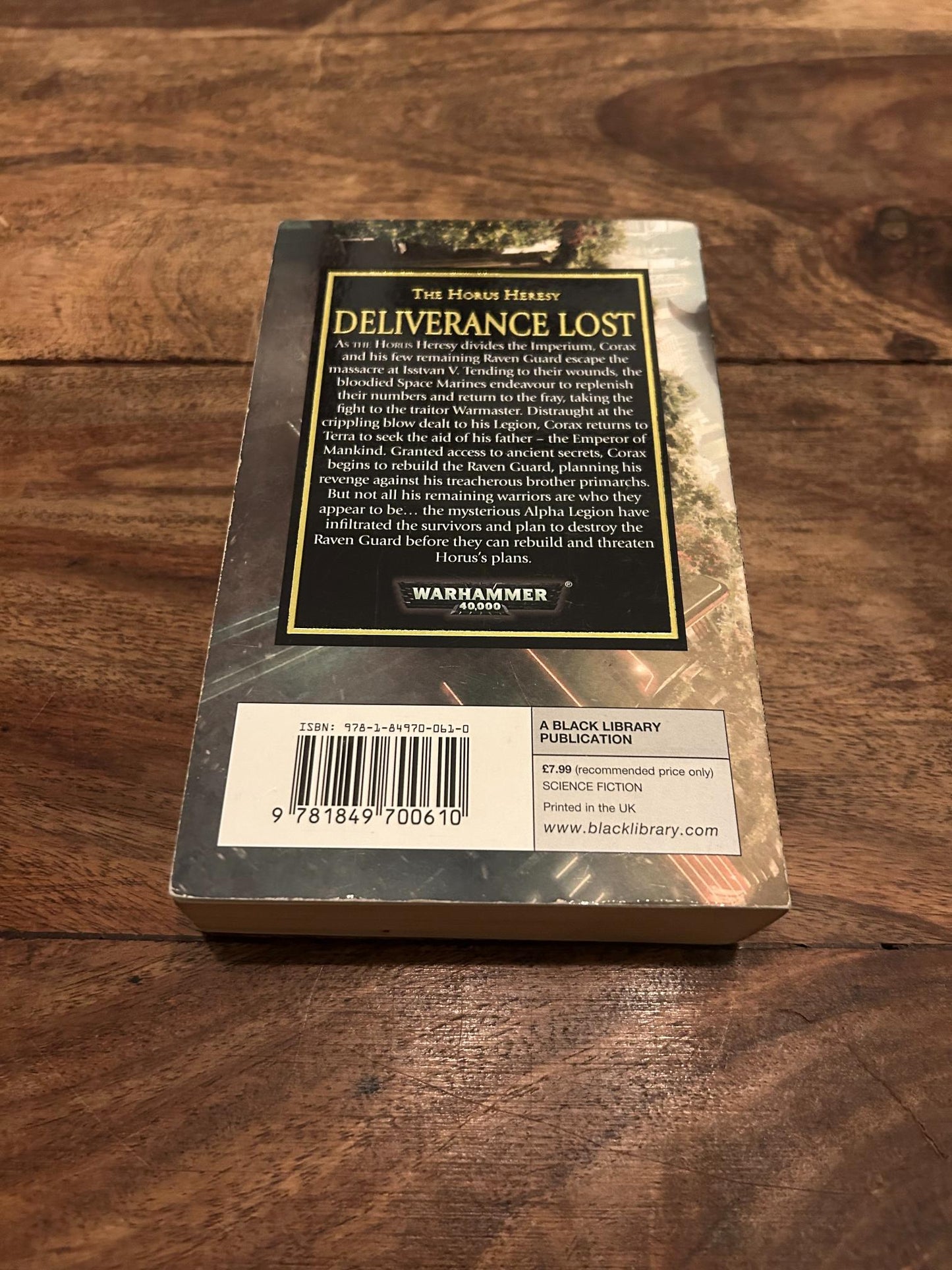 Warhammer 40k Deliverance Lost The Horus Heresy #18 Black Library 2012