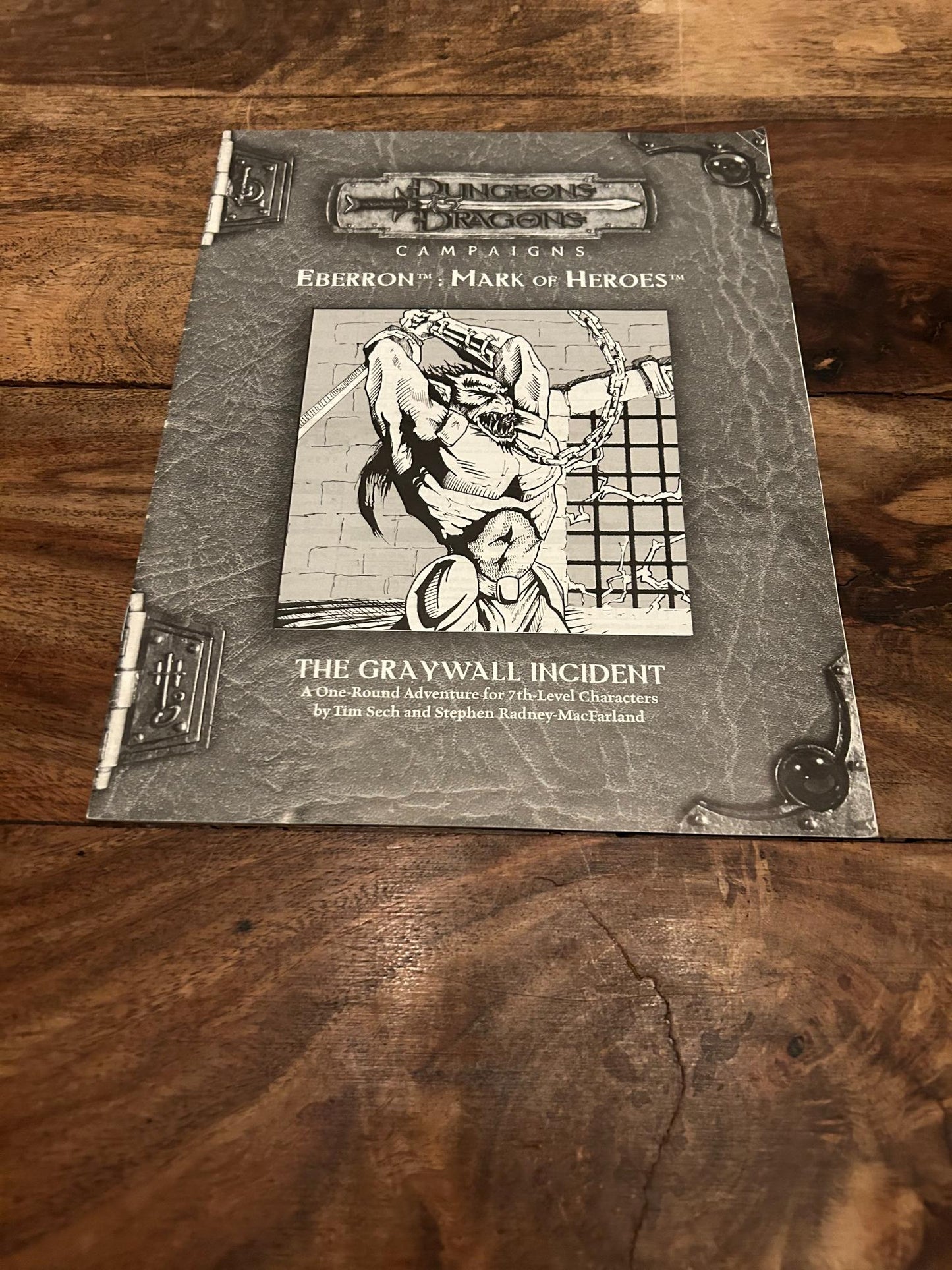 Dungeons & Dragons Eberron: Mark of Heroes The Graywall Incident Wizards of the Coast 2006