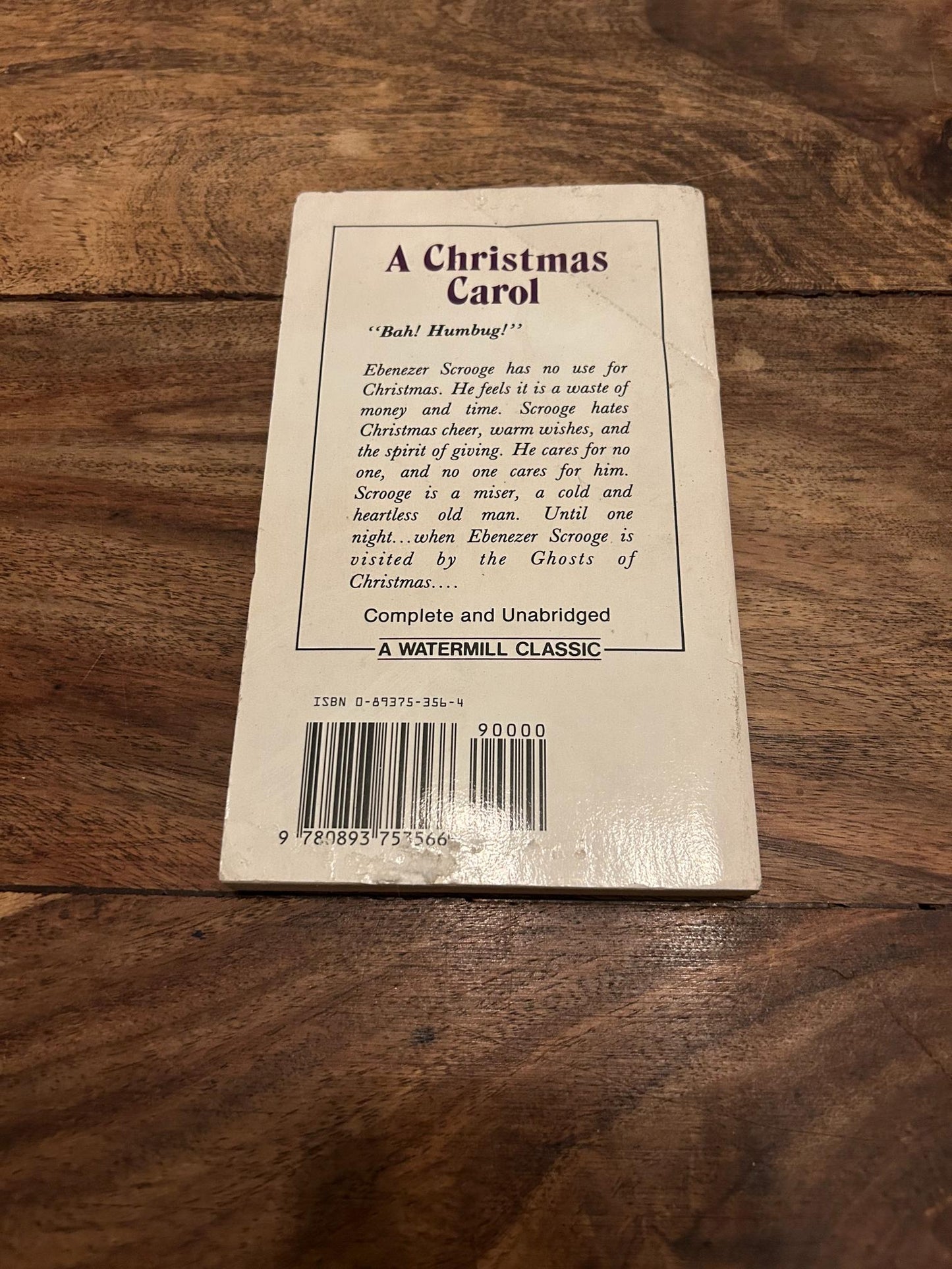 A Christmas Carol Charles Dickens Watermill Press 1980