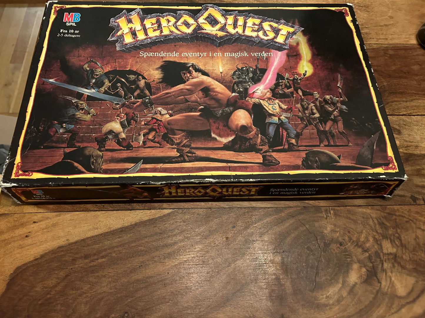 Hero Quest Games Workshop Board Game 1989 Not Complete