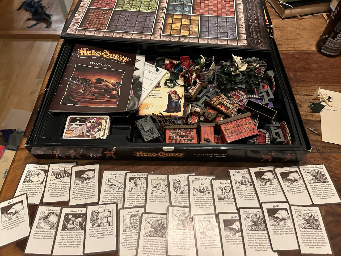 Hero Quest Games Workshop Board Game 1989 Not Complete