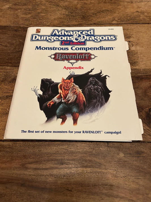 AD&D Ravenloft Monstrous Compendium Appendix #1 TSR 1991